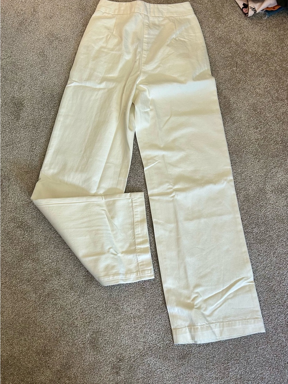 Meshki Rayne High Rise White Denim Jeans NWT